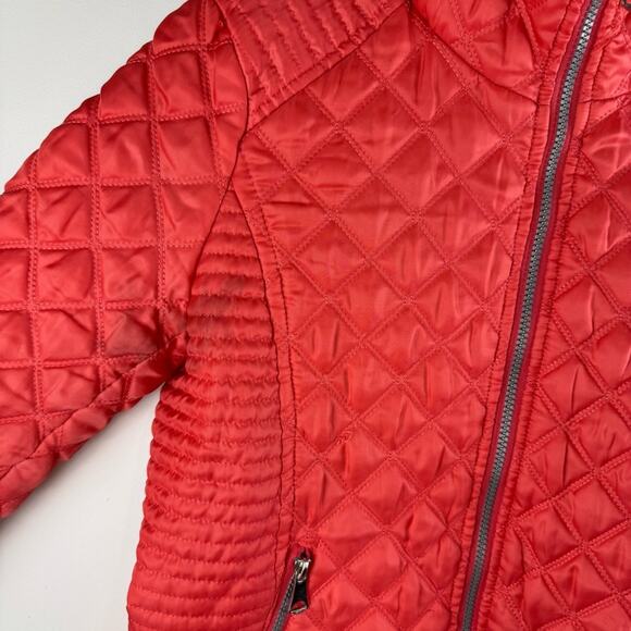 Marc New York Andrew Marc Quilted Coral Women’s Jacket ~ S - Picture 3 of 14